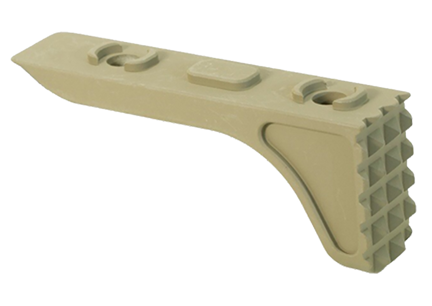 Timber Creek Outdoors MRBSFDE Rugged Barrier Stop  Flat Dark Earth Aluminum M-LOK