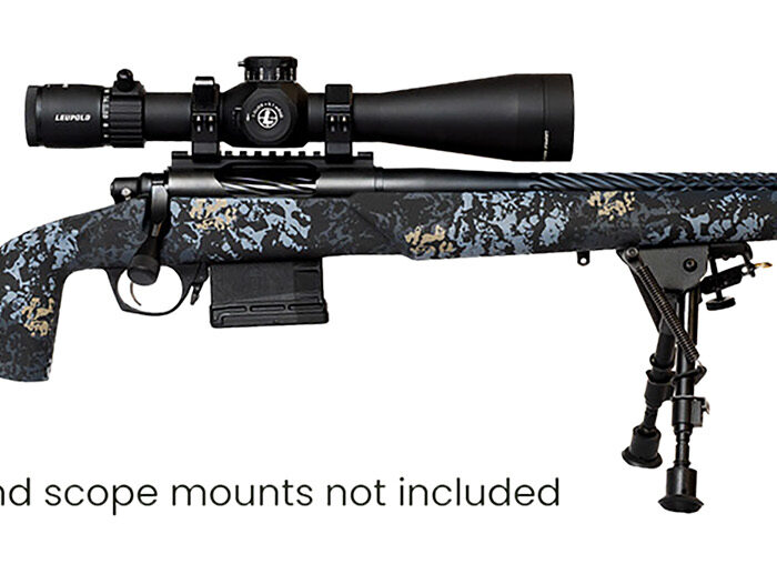 Horizon Firearms RF017S222214T19 Vandal Prime 22 Creedmoor 22" Black Spiral Fluted Threaded Barrel, Drilled & Tapped Receiver, Textured Iota EKO Carbon Fiber Stock