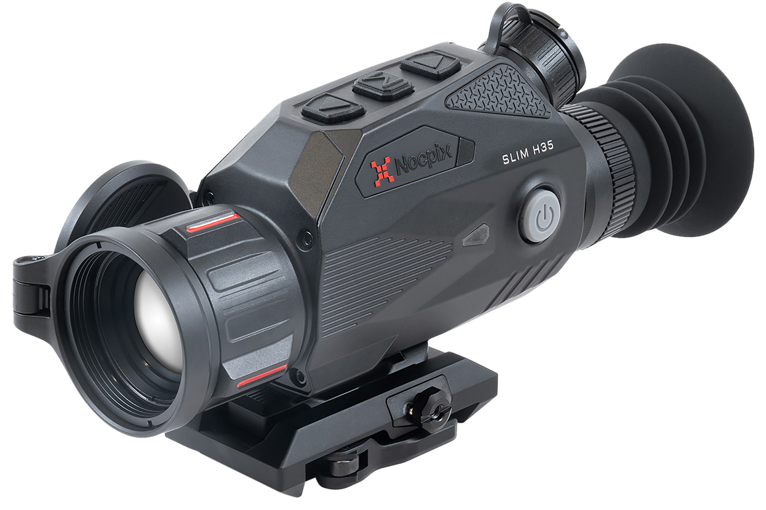 Nocpix SLIML35 Slim L35 Thermal Mountable Weapon Sight Black 3.5x35mm, 640x512 12 Microns 60 Hz Resolution, Zoom Digital 4x