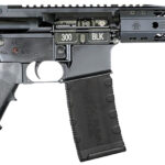 Black Rain Ordnance Spec15 300 Blackout 30+1 10.50" Black Nitride Steel Barrel, 10" M-LOK Handguard, Black Anodized Aluminum Picatinny Rail Receiver, Tactical SBA3 Brace, Black G.I. Grip 2 176211