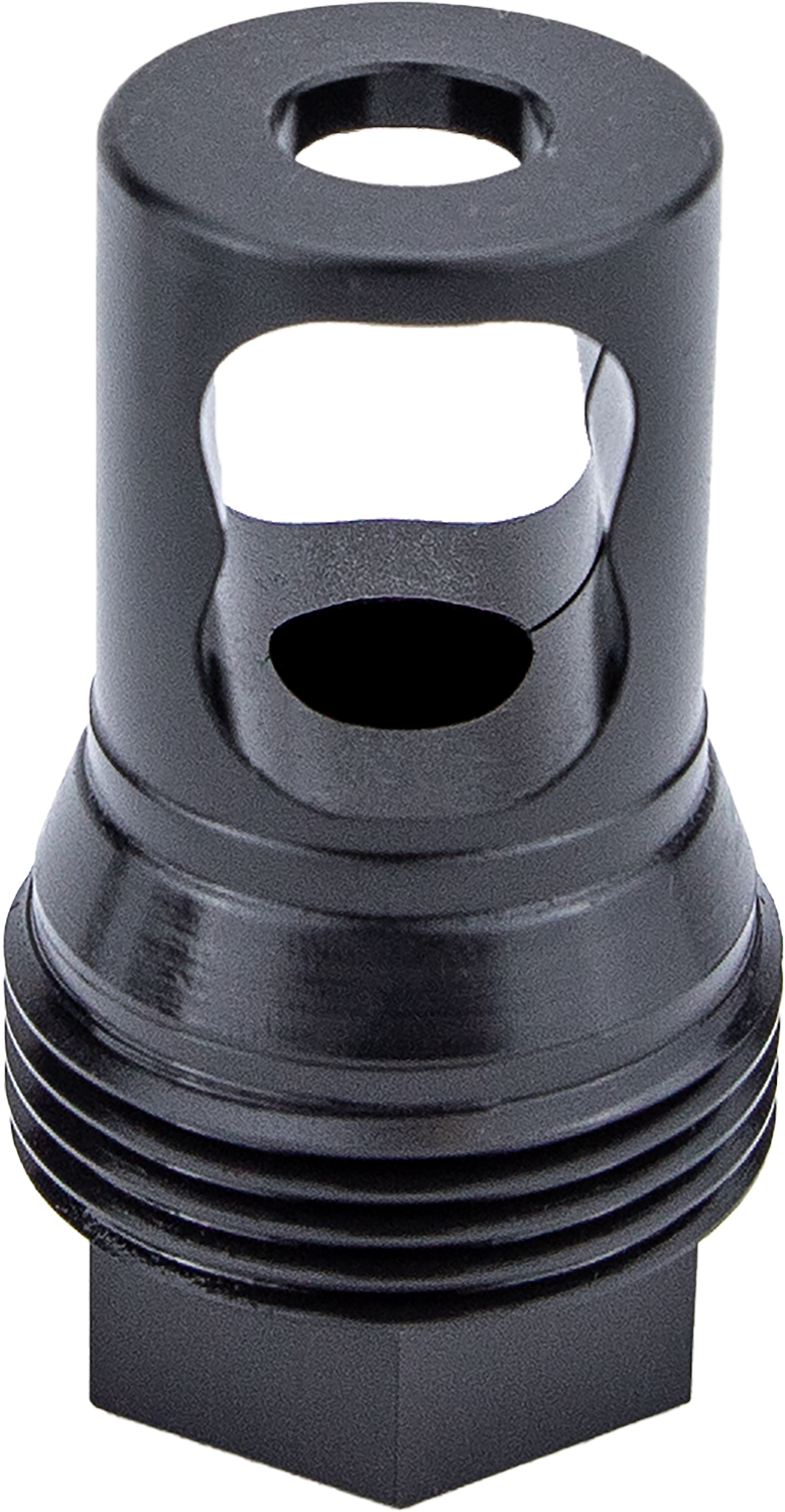 Kgm Suppressors A-TMB50-S-2 R50T Taper Muzzle Brake Black Nitride Steel 7/8"x14 Threads 3 Kgm Suppressors A-TMB50-S-2 R50T Taper Muzzle Brake Black Nitride Steel 7/8"x14 Threads