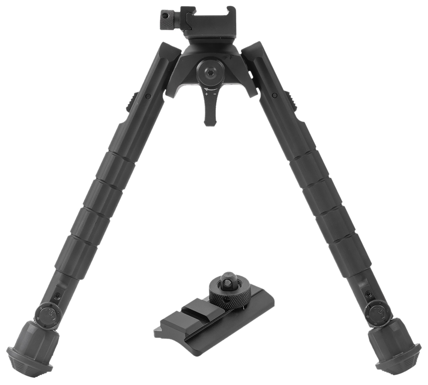 Leapers TLBP03B Bipod Black Anodized 8-12" Aluminum 3 Leapers TLBP03B Bipod Black Anodized 8-12" Aluminum
