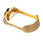 Tyrant CNC TDG19G5MWGOLDBLKSCREW Magwell Fits Glock 19 Gen 5 Gold Aluminum 1 178358