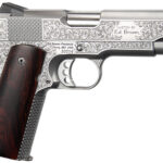 Ed Brown KCSSSIG Kobra Carry Signature Edition 45 ACP 7+1 4.25" Stainless Recessed Crown Barrel, Engraved Serrated Stainless Steel Slide & Frame w/Beavertail, Cocobolo Grip 2 178774