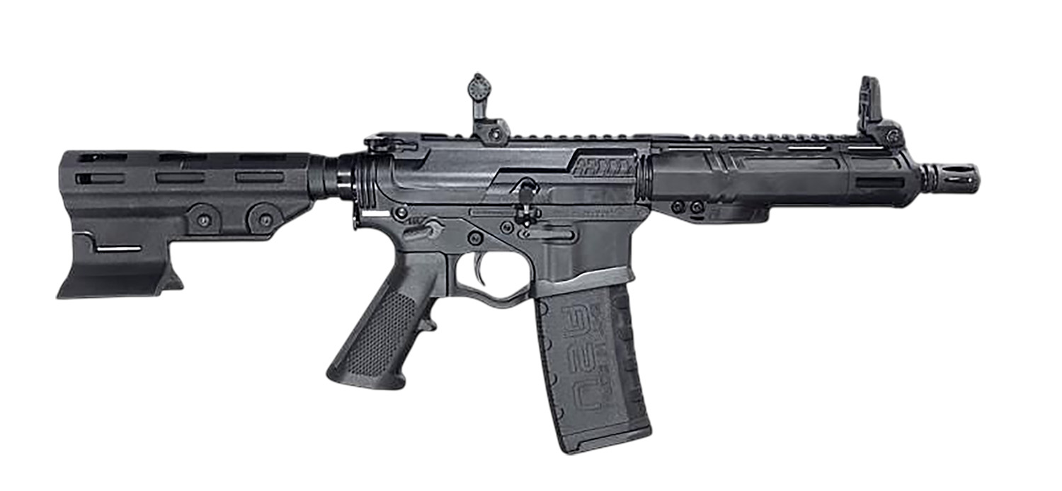 ATI ATIGAX5567MLTB Alpha Maxx  5.56 NATO 30+1 7.50" Black Barrel, Black Polymer Receiver w/Picatinny Rail, M-LOK Handguard, Black Polymer Blade, A2 Grip