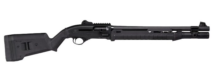 Langdon Tactical Tech LTT1301ZMBLK Beretta 1301  3" 7+1 18.50" Black Anodized Aluminum Receiver, Black Magpul Polymer Stock, Modified Magpul Zhukov Forend