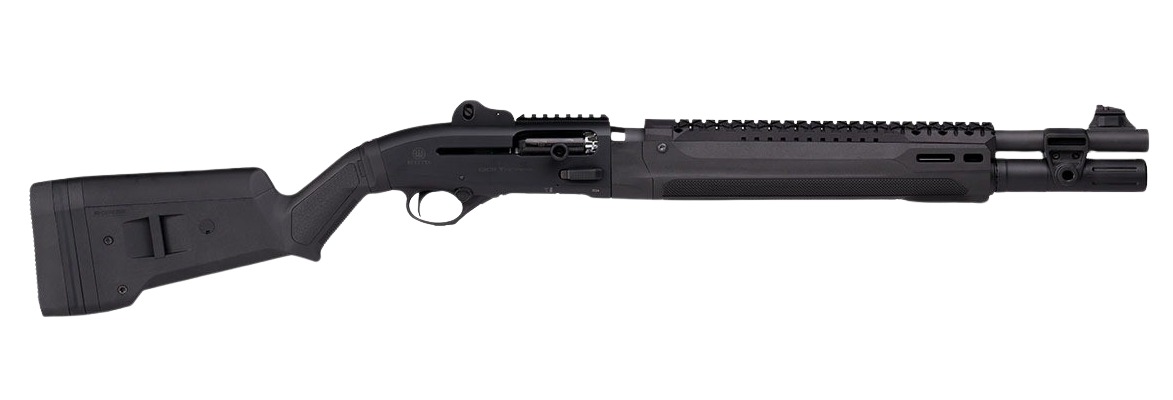 Langdon Tactical Tech LTT1301HBMBLK Beretta 1301  3" 7+1 18.50" Black Oxide Heat Shield Barrel, Black Anodized Aluminum Receiver w/Picatinny Rail, Black Magpul Polymer Stock, Beretta Patrol Forend