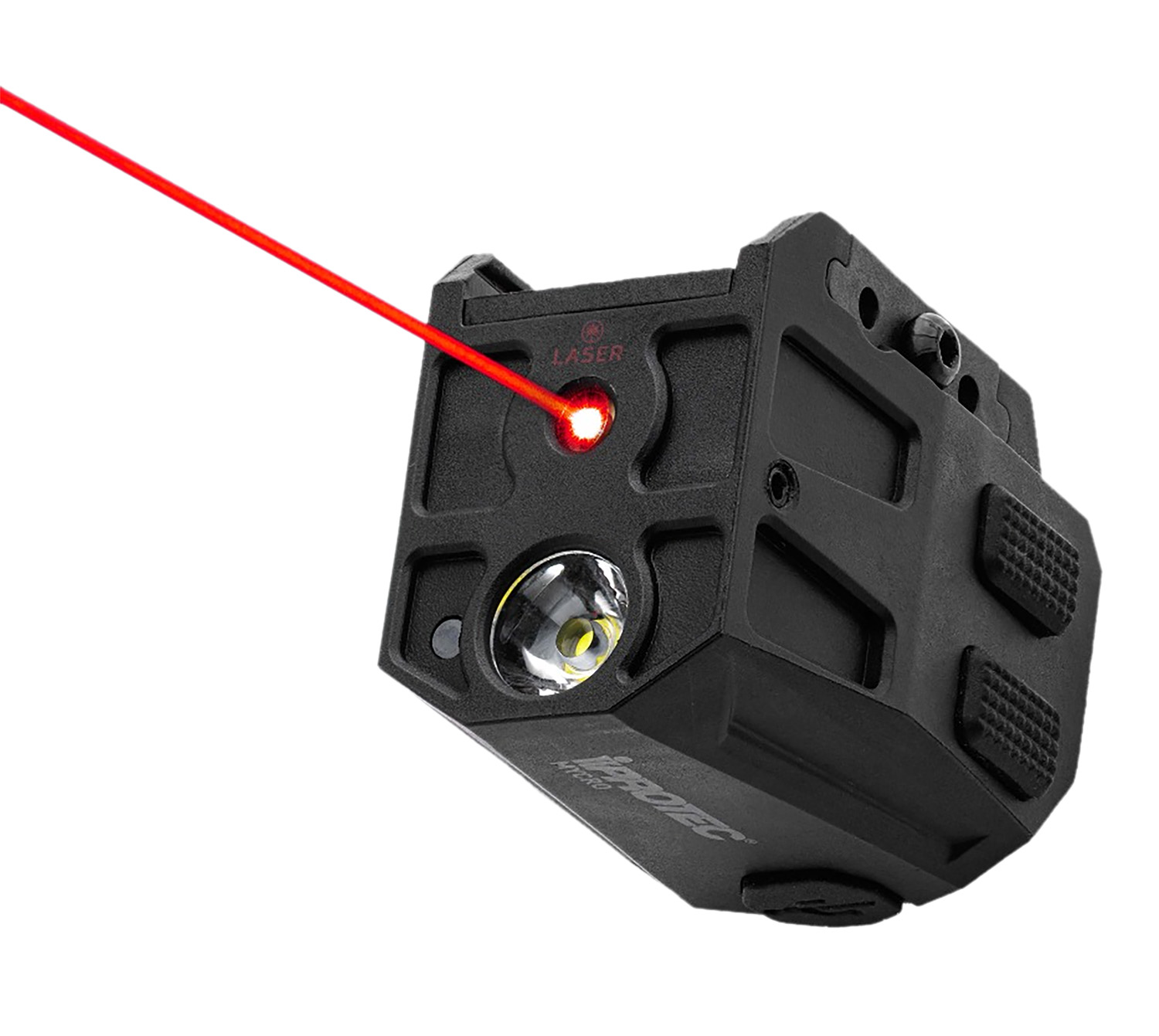 Alliance Consumer Group IPRMLT0004 MYCRO Rail Mount Light Matte Black PA66 Nylon 50/150/300 Lumens Red Laser 3 Alliance Consumer Group IPRMLT0004 MYCRO Rail Mount Light Matte Black PA66 Nylon 50/150/300 Lumens Red Laser