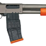 Mossberg 50220 590M 12 Gauge 10+1 18.50" Tungsten Gray Cerakote Barrel & Steel Drilled & Tapped Receiver, Magpul SGA Safety Orange Synthetic Stock 2 184738