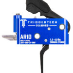 TriggerTech ARTSAB14NNF Diamond Black Straight Flat Fits AR-10 2 185495