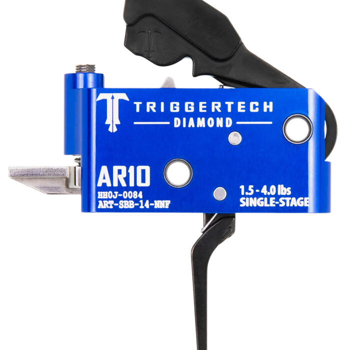 TriggerTech ARTSAB14NNF Diamond  Black Straight Flat Fits AR-10