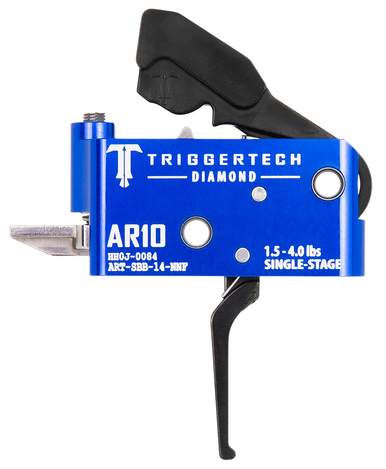 TriggerTech ARTSAB14NNF Diamond Black Straight Flat Fits AR-10 3 TriggerTech ARTSAB14NNF Diamond Black Straight Flat Fits AR-10