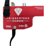 TriggerTech TI0SRB02TNP Diamond Black/Red Curved Lever Fits Tikka Right Hand 2 187260