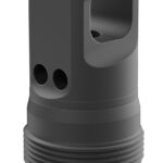 Breek Arms BRK4431 Echo Single Port Plan B Black Nitride Steel 5/8"x24 Threads 30 Cal 2 187677