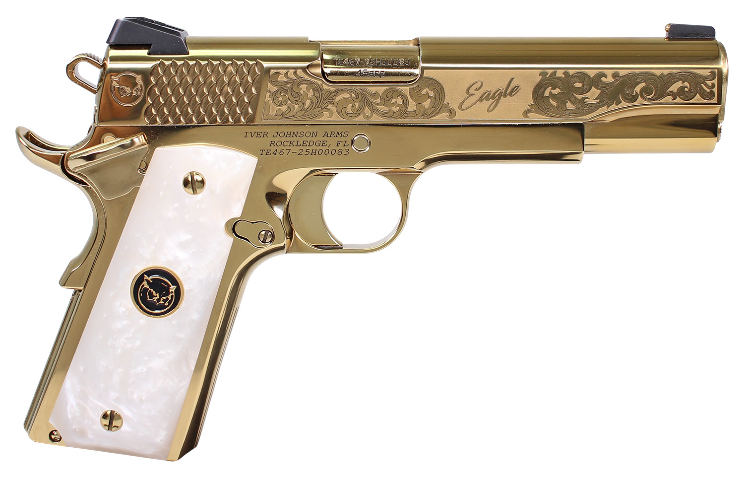 IVER NOBLE EAGLE WP     G2 45 5IN PEARL GRIP