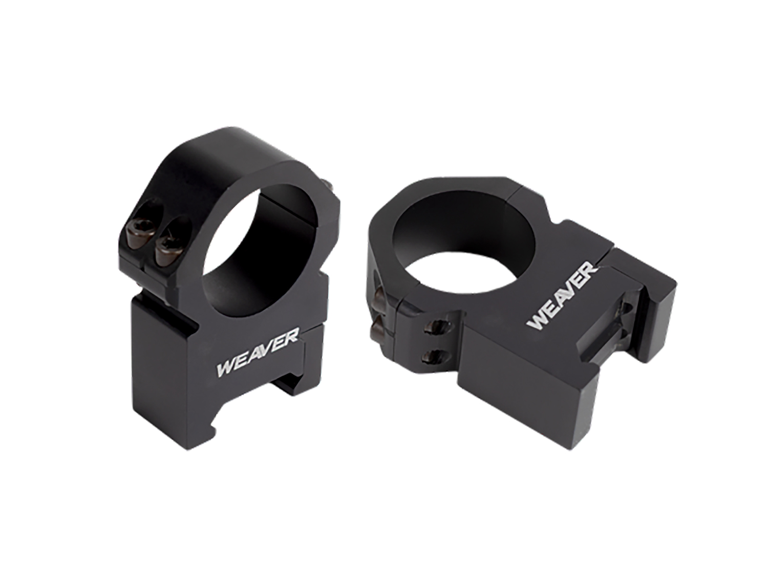 Weaver Mounts 48385 Precision Black Aluminum 30mm Tube Low 3 Weaver Mounts 48385 Precision Black Aluminum 30mm Tube Low