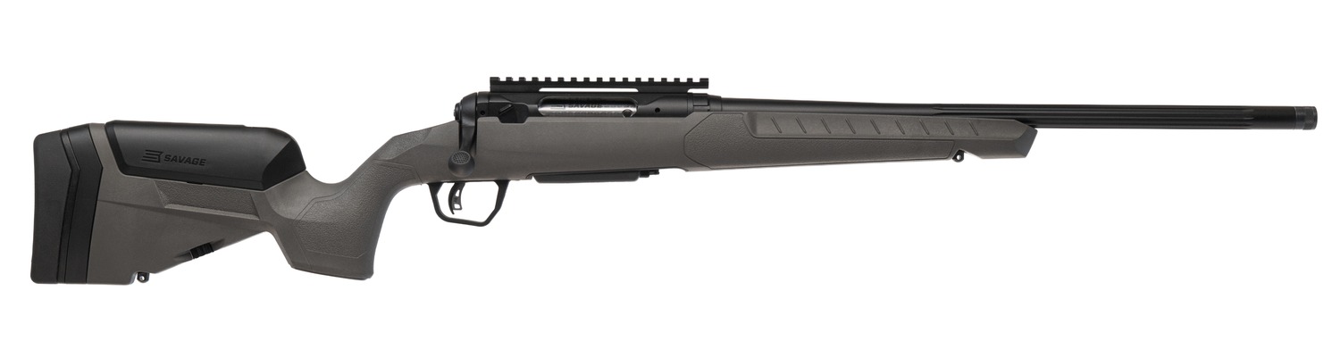 Savage Arms 32417 110 Trailblazer 6.5 PRC 2+1 22" Fluted Barrel, Flat Dark Gray Adj LOP Synthetic Stock, Right Hand