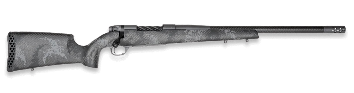 Weatherby MLC01N653WR8B Mark V Live Wild Carbon 6.5-300 WBY Mag 3+1 26" Carbon Gray Cerakote Carbon Fiber Threaded Barrel, Carbon Gray Cerakote Steel Drilled & Tapped Receiver, Exposed Carbon w/Black