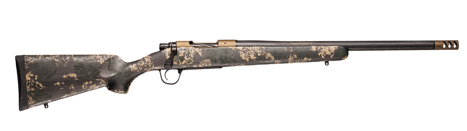 Christensen Arms 801-060080-00 Ridgeline FFT TI Full Size 22 Creedmoor 4+1 20" Carbon Fiber Threaded Barrel, Burnt Bronze Cerakote Titanium Drilled & Tapped Receiver, Carbon w/Green & Tan Accents Fixe