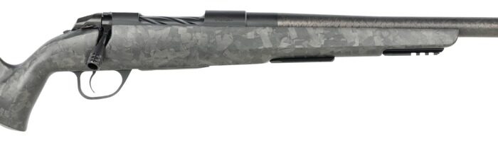 Fierce Firearms  CT Rage LR Full Size 22 Creedmoor 4+1 20" Carbon Fiber Match Grade Threaded Barrel, Black Cerakote Titanium Drilled & Tapped Receiver, Picatinny Rail Forend, Carbon Matrix Push Button