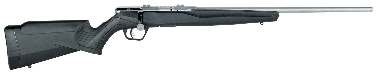 Savage Arms 70802 B Series FVSS Full Size 17 HMR 10+1 21" Matte Heavy Varmint Barrel, Matte Drilled & Tapped Stainless Steel Receiver, Matte Black Fixed Synthetic Stock, Right Hand 3 Savage Arms 70802 B Series FVSS Full Size 17 HMR 10+1 21" Matte Heavy Varmint Barrel, Matte Drilled & Tapped Stainless Steel Receiver, Matte Black Fixed Synthetic Stock, Right Hand