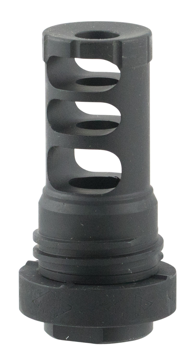 Yankee Hill 5M2QD QD Muzzle Brake Black Steel with 1/2"-28 tpi Threads & 2.50" OAL for 5.56x45mm NATO AR-Platform