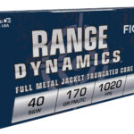 Fiocchi 40SWA Range Dynamics 40S&W 170gr Full Metal Jacket Truncated Cone 50 Per Box/20 Case 2 34087