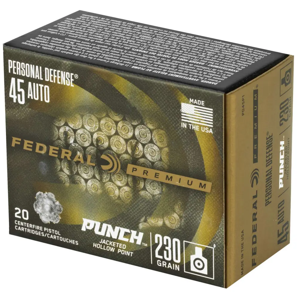 FEDERAL 45 AUTO 230GR PUNCH JHP 20 RD/BX 10 BX/CS 4 FEDERAL 45 AUTO 230GR PUNCH JHP 20 RD/BX 10 BX/CS - Image 2