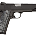 Rock Island 51486 Rock Ultra FS 45 ACP Caliber with 5" Barrel, 8+1 Capacity, Overall Black Parkerized Finish Steel, Beavertail Frame, Serrated Slide & Black/Gray G10 Grip 2 35196