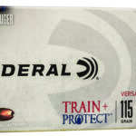 Federal TP9VHP1 Train + Protect 9mmLuger 115gr Versatile Hollow Point 50 Per Box/10 Case 1 38292