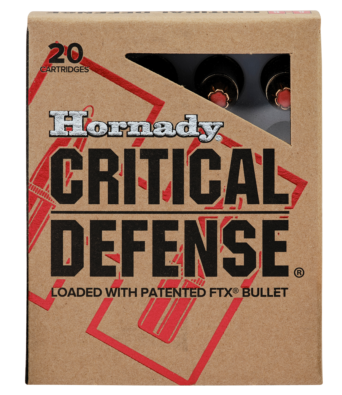 Hornady 80260 Critical Defense  223Rem 73gr Flex Tip eXpanding 20 Per Box/10 Case