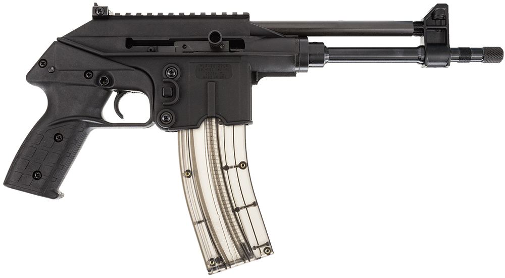Kel-Tec PLR22BLK PLR22  22 LR 26+1 10.20" All Black Steel/Threaded Barrel & Polymer Frame w/Picatinny Rail & Polymer Grip