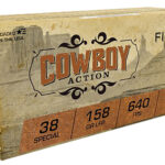 Fiocchi 38CA Cowboy Action 38Special 158gr Lead Flat Point 50 Per Box/10 Case 1 76198