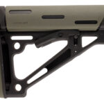 Hogue 15250 OverMolded Collapsible Buttstock OD Green OverMolded Rubber Black Synthetic AR-15, M16, M4 1 97647