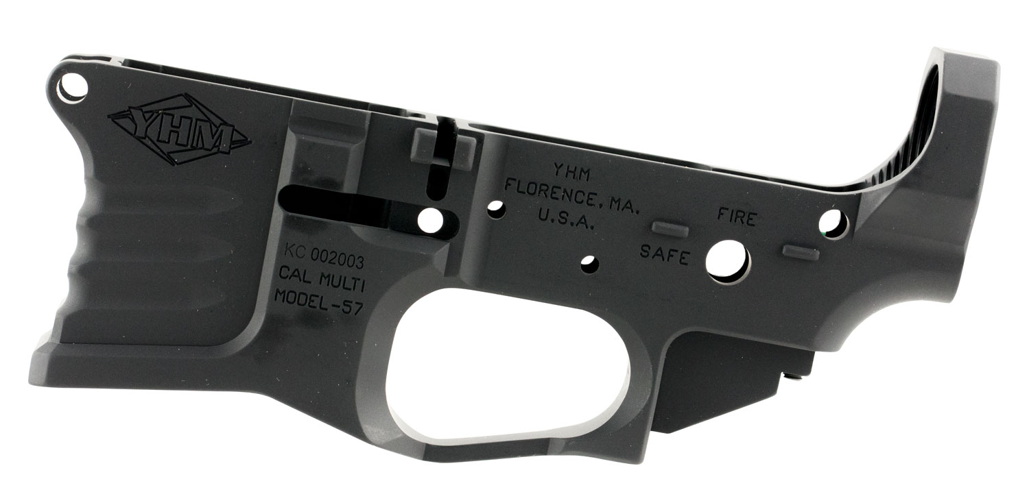 Yankee Hill 125BILLET Billet Lower Receiver 5.56x45mm NATO 7075-T6 Aluminum Black Anodized for AR-15