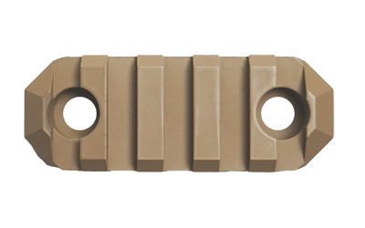 GROVTEC RAIL MLOK 5 SLOT 2.2" COY 3 GROVTEC RAIL MLOK 5 SLOT 2.2" COY