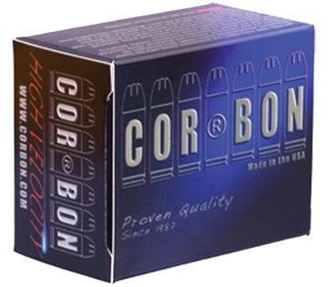 Corbon Self-Defense JHP Handgun Ammunition 9mm Luger +p 125 gr JHP 1250 fps 20/box