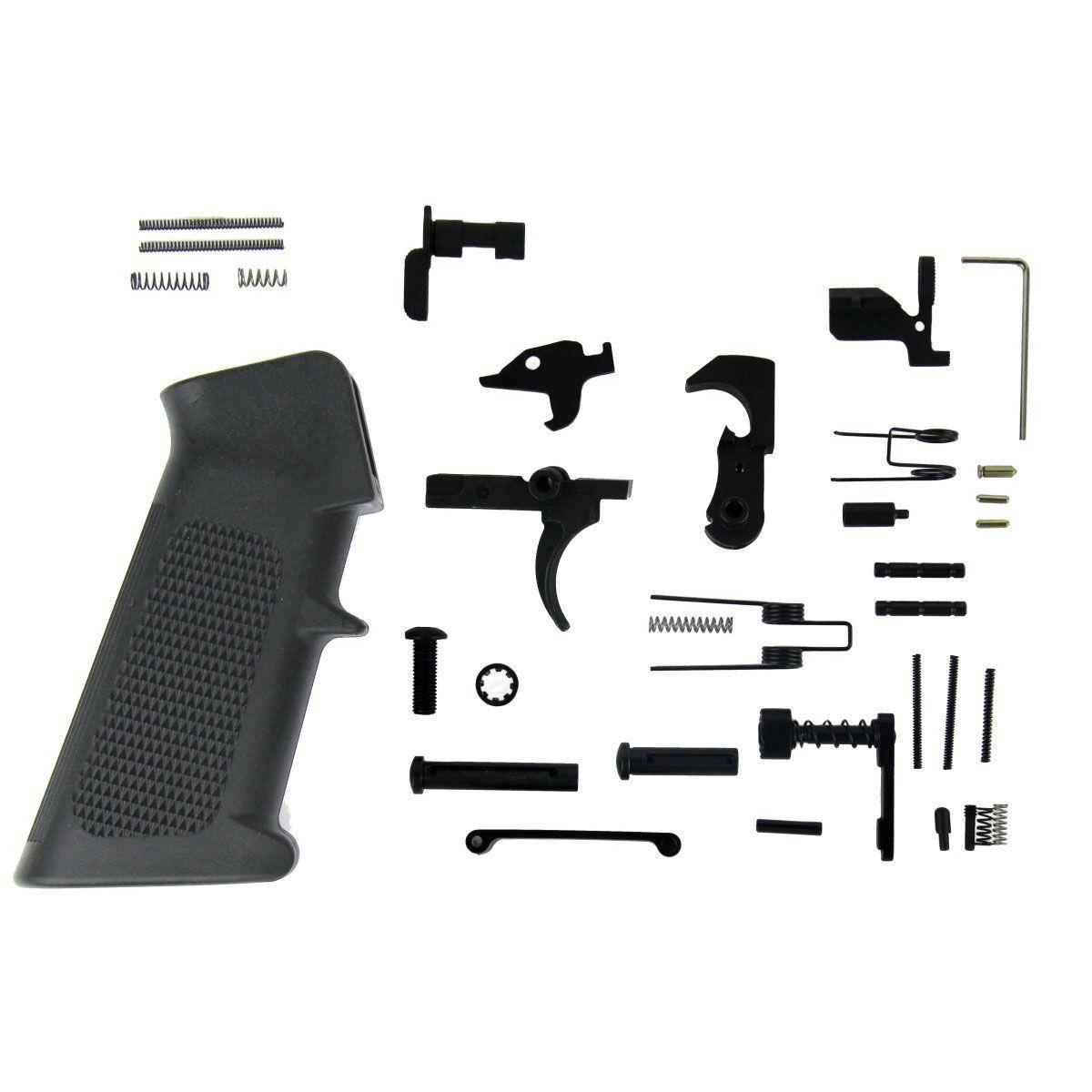 TacFire AR-15 Lower Parts Kit / A2 Grip (Made in the USA)