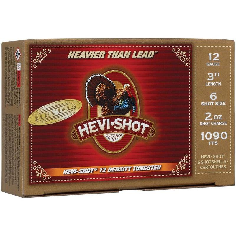 HEVI-Shot HEVI-13 Turkey Shotshells 12ga 3" 2oz 1090 fps #6 5/ct