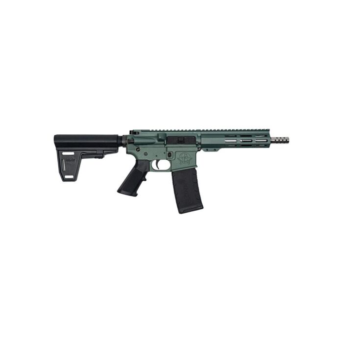 GLFA 223 Wylde Braced Pistol .223 Wylde 30rd Magazine 7.5" Stainless Steel Charcoal Green Finish 3 https3A2F2Fmedia.chattanoogashooting.com2Fimages2Fproduct2FIQGL15223SSPBCHG2FIQGL15223SSPBCHG1