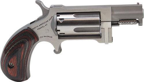 NAA Sidewinder Mini Revolver.22 WMR 1.5" Barrel Red/Black Grip