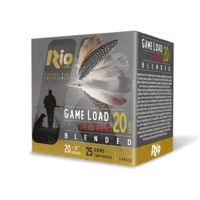 Rio Game Blended HV Lead Load Shotshells 20ga 3" 1-1/4oz 1300 fps #7.5&9 25/ct 3 Rio Game Blended HV Lead Load Shotshells 20ga 3" 1-1/4oz 1300 fps #7.5&9 25/ct