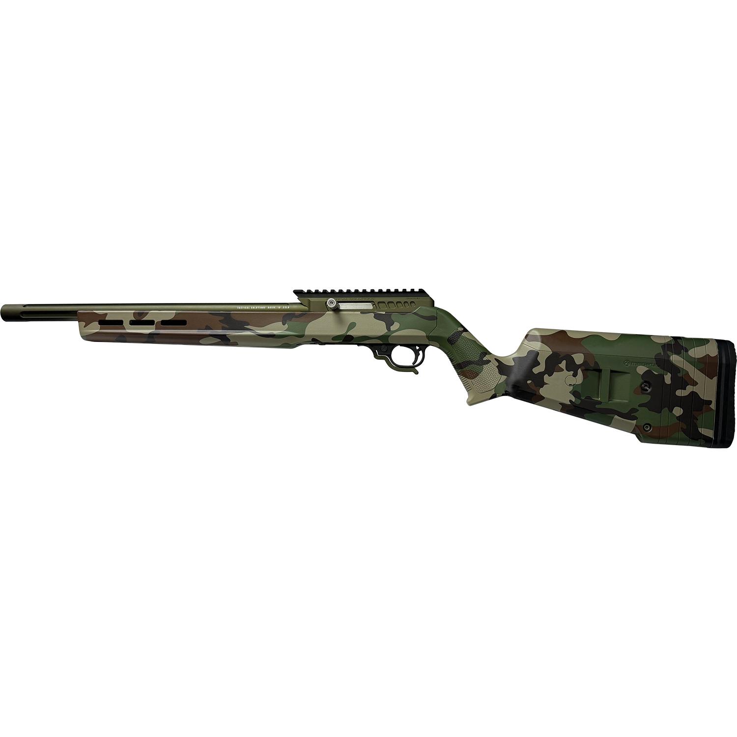 TacSol X-Ring VR Rifle .22 LR 10rd Capacity 16.5" 1/2x28 Threaded Barrel Woodland Camo 3 TacSol X-Ring VR Rifle .22 LR 10rd Capacity 16.5" 1/2x28 Threaded Barrel Woodland Camo