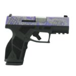 https3A2F2Fmedia.chattanoogashooting.com2Fimages2Fproduct2FTX1GX29315X13PPP2Ftaurus gx2 purple paisley handgun 9mm luger 13rd magazines 2 3 38 barrel black frame custom slide tx1gx2931ppp 0001 Righ