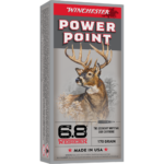 Winchester Power Point Rifle Ammunition 6.8 Western 170 gr. SP 3218 fps 20/ct 2 https3A2F2Fmedia.chattanoogashooting.com2Fimages2Fproduct2FWNX68W12FWNX68W1 1