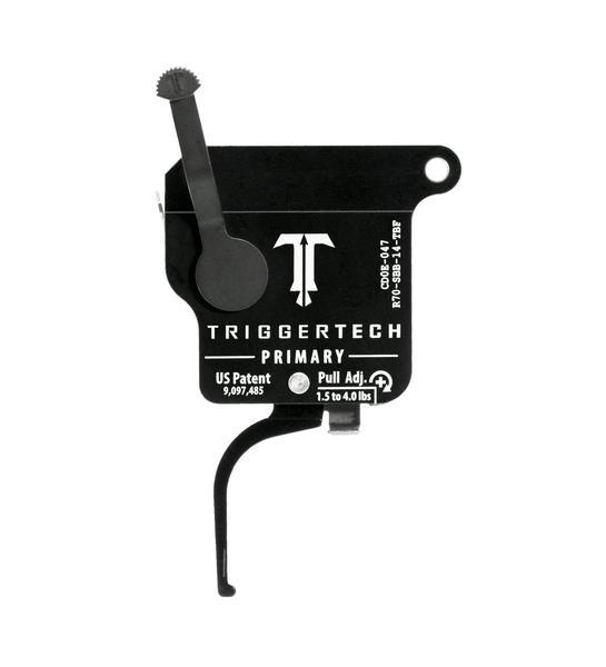TriggerTech Rem 700 Primary Flat Trigger Single Stage Black/Black