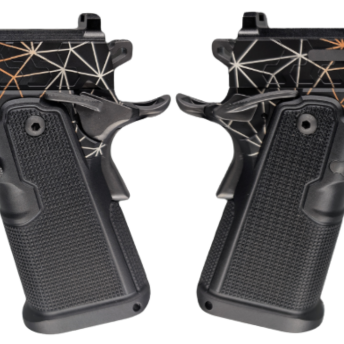 KIMBER 2K11 GALAXY O.R. 45ACP PISTOL 5", BLK,ORANGE, WHITE 3-13RD MAGS