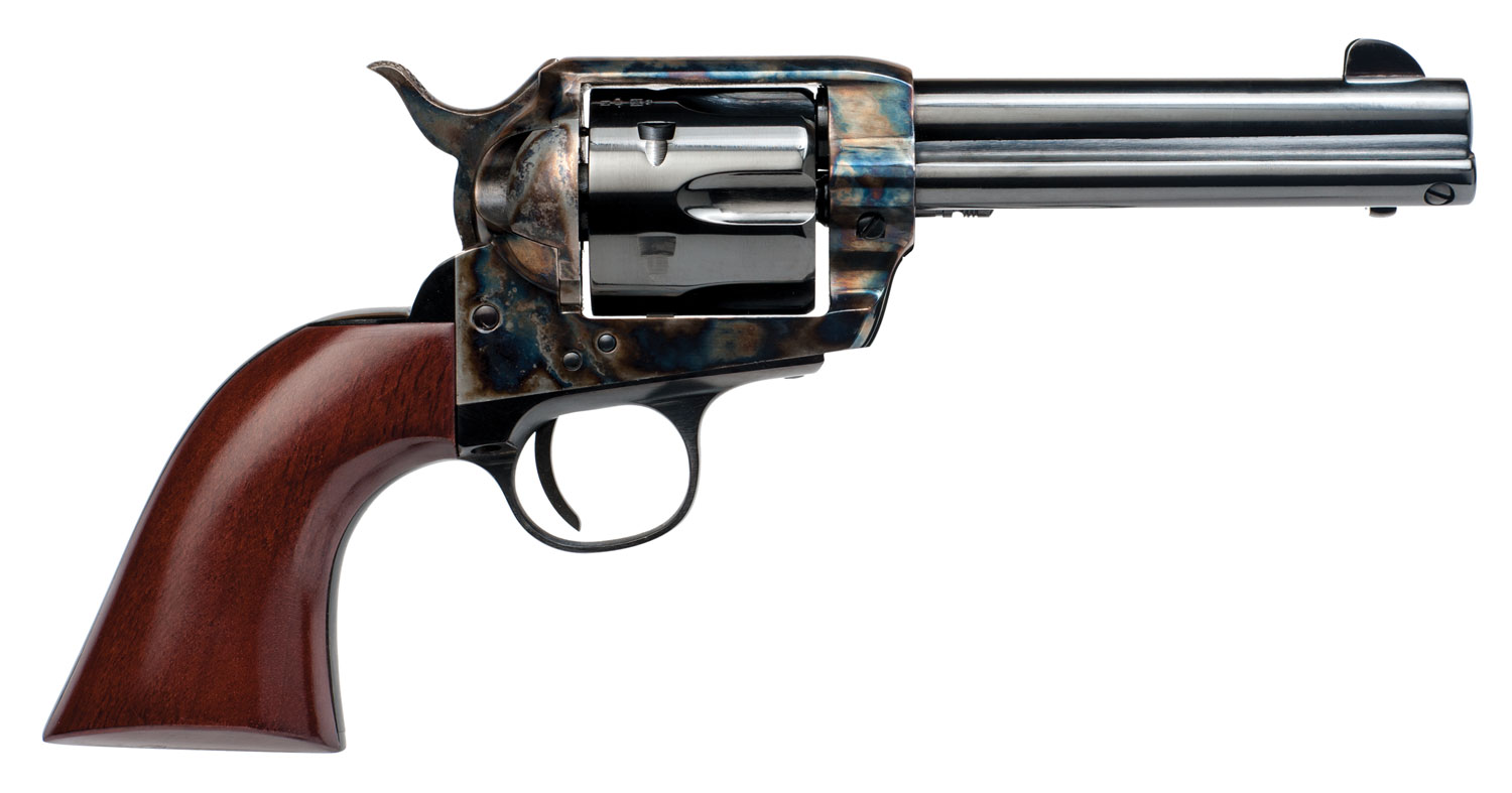 Cimarron PP410 Frontier Pre-War 1896-1940 45 Colt (LC) 6 Shot, 4.75" Blued Steel Barrel, Blued Cylinder, Color Case Hardened Steel Frame, Walnut Grip, Exposed Hammer 3 Cimarron PP410 Frontier Pre-War 1896-1940 45 Colt (LC) 6 Shot, 4.75" Blued Steel Barrel, Blued Cylinder, Color Case Hardened Steel Frame, Walnut Grip, Exposed Hammer