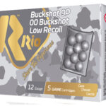 Rio Ammunition RBLR129 Royal Buck Low Recoil 12Gauge 2.75" 9Pellets 00Buck Shot 5 Per Box/50 Case 1 105591