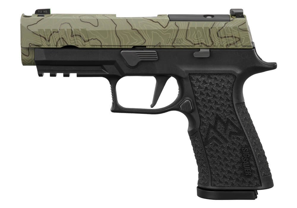 SIG SAUER P320 XTEN CARRY COMP 10MM PSTL MOSS GREEN TOPO/BLACK 2-15RD 5 SIG SAUER P320 XTEN CARRY COMP 10MM PSTL MOSS GREEN TOPO/BLACK 2-15RD - Image 3